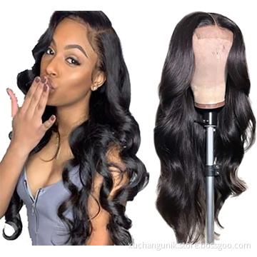 Uniky Raw Brazilian Cuticle Aligned Virgin Body Wave Human Hair Full Hd Lace Front Wig For Black Women Lace Closure Wig Vendor